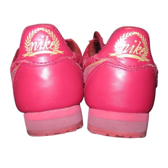 Nike Limited Edition Luxe Red Crush Suede & Velvet Florals 72 Cortez AV8505-600 - Picture 4 of 12